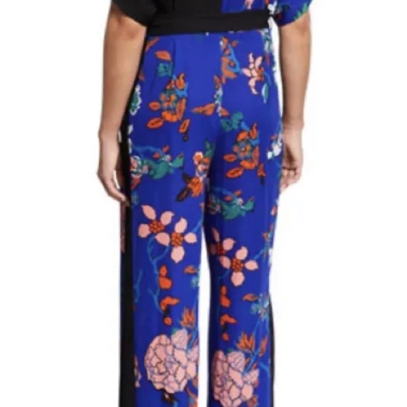 Diane Von Furstenberg Karissa Jumpsuit Blue 4 - Picture 4 of 12